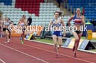 Laura Weightman (Morpeth) on her way to victory beating Laura Muir ((Dundee Hawkhill) 1500 metres, 2014 Sainsbury's British Championships. Photo: David T. Hewitson/Sports for All Pics